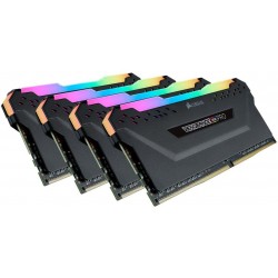 CMW32GX4M4C3200C14 CORSAIR VENGEANCE RGB PRO B VENGEANCE® RGB PRO 32GB 4 X 8GB DDR4 DRAM 3200MHZ C14 MEMORY KIT — BLACK